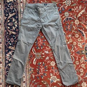 Adriano Goldschmied Gray Straight-Leg Chinos 32 NWOT